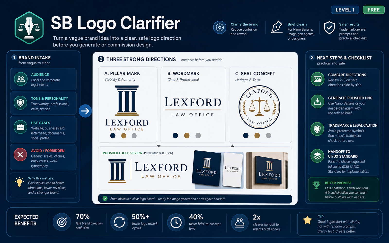 SB Logo Clarifier illustration